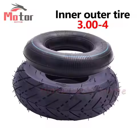3.00-4 Tire & Tube for Pocket Rocket E300 E325 eZip Scooter Mini Chopper Go Kart Bladez Gas Electric