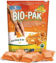 Walex Bio-Pak RV Black Holding Tank Deodorizer and Digester, Natural Enzyme Formula, Tropical Breeze 10-Pack
