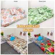 KATUN HOMEMADE COTTON BEDSHEET SIZE 140x200x20