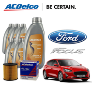 ACDelco Fully Synthetic 5W-30 Change Oil Bundle for Ford Focus 2.0L TDCi