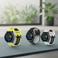 Replacement Silicone Strap for Garmin Forerunner 965 Smartwatch  Tali Silikon Ganti untuk Jam Tangan