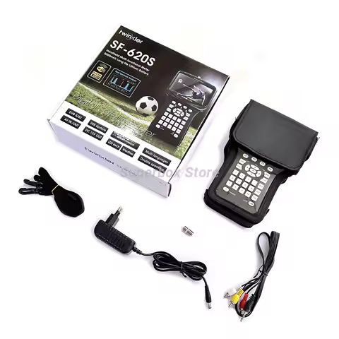 Twinkler SF 620S Handheld DVB-S2 Satellite Finder Meter with 4.3 inch LCD support Spectrum Analyzer 