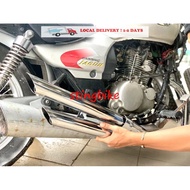 motorcycle modenas jaguh 175 twin exhaust