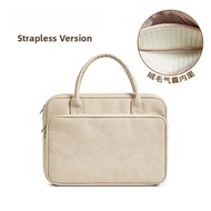 2025 New Ladies Business Commuter Handheld Briefcase A4 Document 16 Inch Computer Bag Designer Sense