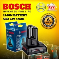 SYK Bosch GBA 12V 4.0Ah Lithium Ion Battery Rechargeable Battery Power Tools Bateri Cas Semula - 160