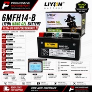 6MFH14-B LIYON NANO GEL BATTERY FOR R1200GS R nineT F800GS F700GS  ZZR1400 ZX14R GTR1400 Vulcan800 K