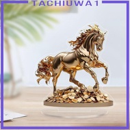 [Tachiuwa1] 2D Flat Horse Statue Tabletop Sculpture for Indoor Dining Room Bedroom