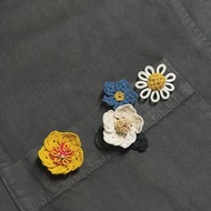 洋甘菊 雛菊 茶花 萍蓬草 別針