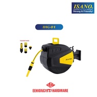 ISANO IHG-01 IHG-02 IHG-03 IHG-04 10m 20m 30m Automatic Retractable Hose Reel 10 METER 20 METER AUTO
