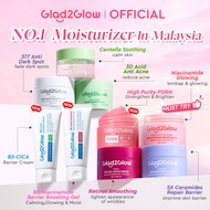 Glad2Glow Moisturizer PDRN/Niacinamide Brightening /B5/ Retinol / Repair / Centella Acne / 377 Dark 