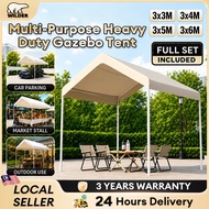 Gazebo Tent Camping Tent Heavy Duty Outdoor Khemah Night Market Canopy Car Tent Pasar Malam Waterpro