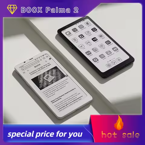 BOOX Palma 2 Mobile ePaper eBook Reader Fingerprint Recognition Smart Button Dual Microphones