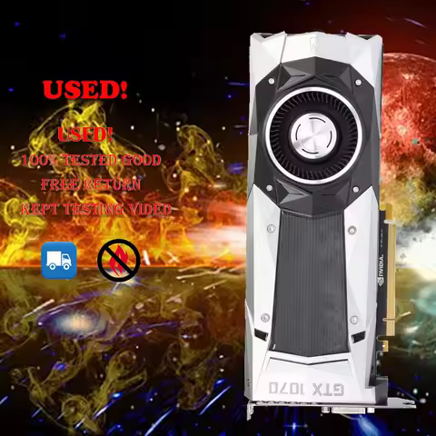 Almost New GTX1070 Ti 1070Ti 8GB Gaming GPU Video Cards GeForce GTX1070 GTX1070Ti Graphics Card Desk