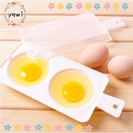 YEWW Eggs Chicken Microwave DIY Microwave Eggs Food Gadget Baking 2 Eggs Draining Egg Boiler