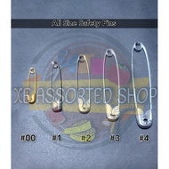 Safety Pins / Pardible All Size sold per 12pcs