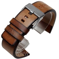 Quality Genuine Retro genuine Leather watchband men for DZ4343 DZ4323 DZ7406 watch strap vintage Ita