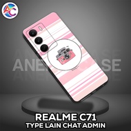 AC62-Case REALME C71-Girl's Motif-Softcase REALME C71-Casing REALME C71-Silicone REALME C71