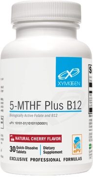 5-MTHF Plus B12 - Biologically Active Folate + Methyl B12 (Methylcobalamin) to Support Methylation a