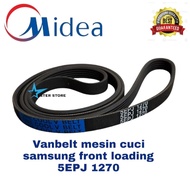 MESIN Midea Washing Machine Vbelt Front loading Fanbelt 5EPJ 1270 high quality