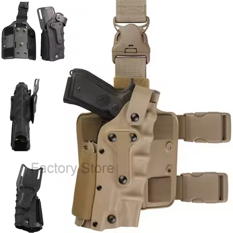Tactical Gun Holster Leg Platform Pistol case Fits For GL17 19 Colt 1911 M92 M9 SIG P220 Outdoor Thi