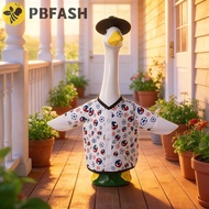 PBFASH Porch Geese Costume, Football Print 23 Inch Lawn Geese Ornament, Stylish Wear-resistant Decor