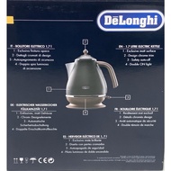 Delonghi kettle KBOV 2001.BK Icona Vintage with one yr warranty by delonghi