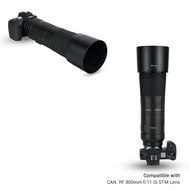 JJC Reversible Lens Hood Shade Replace ET-101 for Canon RF 800mm F11 IS STM LensAllows Putting Ф95mm