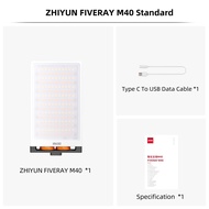 Zhiyun fiveray M40 Mạnh Mẽ đèn bỏ túi Túi Xách Tay Nhiếp Ảnh Chuyên Nghiệp đèn chiếu sáng phụ Ngoài