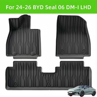 For24-26 BYD Seal 06 DM-I TPE Car Floor Rear Trunk Mats