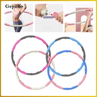 Gepnoo Weighted Fitness Hoop Workout Indoor Sports Entertainment Diameter 37.4inch Portable Equipmen