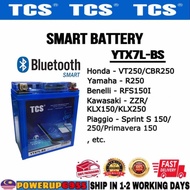 YTX7L-BS YTX7L BTX7 TCS SMART BATTERY BLUETOOTH SYSTEM RFS150 I CBR250 R KLX 150 250 ZZR SPRINT PRIM