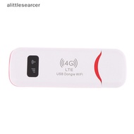alittlesearcer 4G Router LTE Wireless USB Dongle WiFi Router Mobile Broadband Modem Stick Sim Card USB Adapter Pocket Router Network Adapter EN