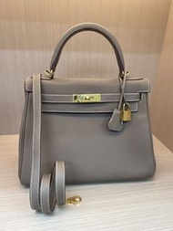Hermes kelly 28 大象灰 T刻 Togo皮/金扣93800 $$
