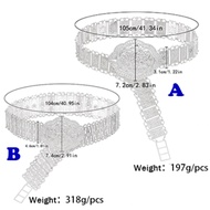 JA2395 🇲🇾 Tali Pinggang Besi tradisional Silver DIY Bidayuh Iban Gawai Sarawak Sabah Costume