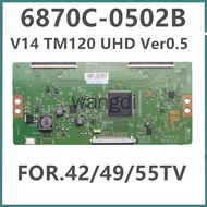 Tcon Board 6870C-0502B V14 TM120 UHD Ver0.5 42'' 49'' 55'' TV Board for LG ...etc. Logic Board T-con