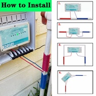 (BVWG) Electronic Descaling System House Water Descaler Remove Limescale Prevent Deposits Build Up R