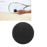 MERY Squash Ball, 40MM Double Yellow Dot Rubber Squash Balls, Squash Racket Supplies Black Training 