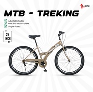 26" INCH BICYCLE XECCON AND TREKING SINGLE SPEED / BASIKAL DEWASA