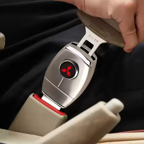 Car Seat Belt Extenders Connector Interior Accessories For Mitsubishi ASX Lancer Pajero Outlander L2