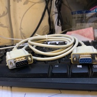 DP 9-pin male-female, female-female, male-male com cable