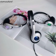 STAMWEEKEND Retro Headset, Over Ear Millennium Wind Y2K Headphone, Classic Earbud Type C Personality