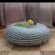 Linen Futon Cushion Thickened Round Fabric Bay Window Balcony Japanese Tatami Yoga Floor Large Size 
