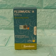 FLUIMUCIL A 600mg 10's Effervescent Tablet