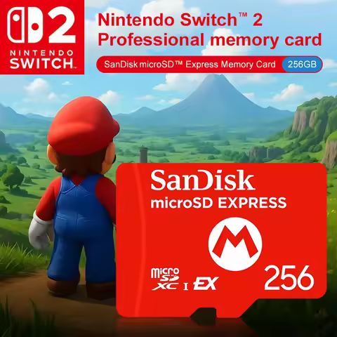 SanDisk Original 256GB MicroSD Express Card for Nintendo Switch2 Professional High Speed Memory Micr