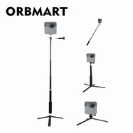 ORBMART Extendable Handheld Selfie Stick Monopod + Tripod For Gopro Hero 5 6 Fusion Xiaomi Yi 4K Mij