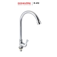 DONMARK ก๊อกซิงค์ล้างจานสแตนเลส ติดเค้าเตอร์และเข้าผนัง โค้งตัว U รุ่น R-312/R-412