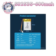 / /582535 602535 3.7V 600mAh Rechargeable Lithium Polymer Battery Li-ion Cell For DVR GPS LED Lights