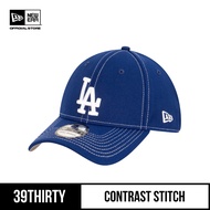 New Era 39THIRTY Los Angeles Dodgers Contrast Stitch Royal Blue Cap