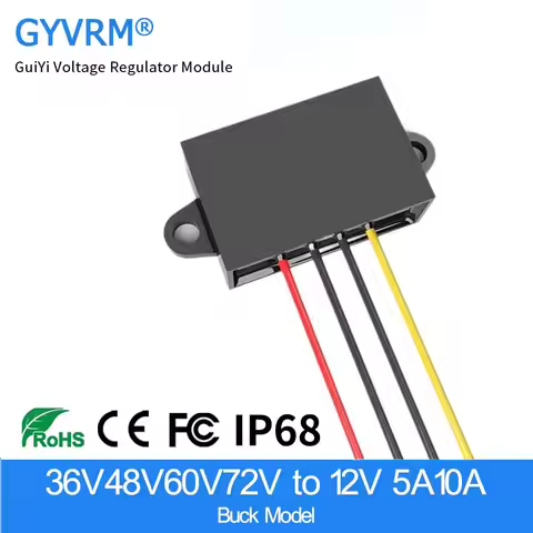 DC-DC Step-down Model 48V to 12V 5A 6A 8A 10A Voltage Regulator Buck 24V 36V 48V 60V 72V to 12V DC T