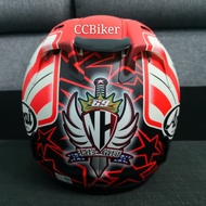 [Limited Edition] Original ARAI SZ-RAM 4 Nicky-3 Stars Matt Red size M/ L (smoke visor box+bag+book)